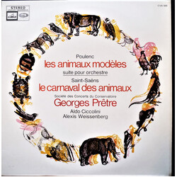 Francis Poulenc / Camille Saint-Saëns / Orchestre De La Société Des Concerts Du Conservatoire / Georges Prêtre / Aldo Ciccolini / Alexis Weissenberg L