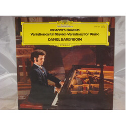 Johannes Brahms / Daniel Barenboim Variationen Für Klavier • Variations For Piano