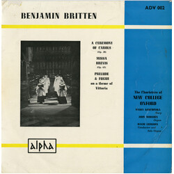 Benjamin Britten / The New College Oxford Choir / Maria Korchinska / John Morehen / David Lumsden A Ceremony Of Carols / Missa Brevis / Prelude & Fugu