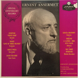 Ernest Ansermet / L'Orchestre De La Suisse Romande Special Anniversary Record
