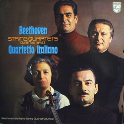 Ludwig van Beethoven / Quartetto Italiano String Quartets Op. 18 Nos. 1 And 3