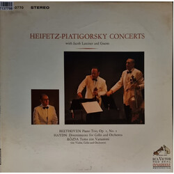 Jascha Heifetz / Gregor Piatigorsky / Jacob Lateiner / Ludwig van Beethoven / Joseph Haydn / Miklós Rózsa Piano Trio, Op. 1, No. 1 · Divertimento For 