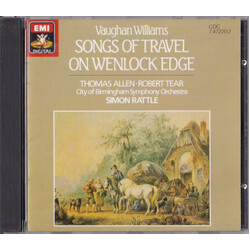 Ralph Vaughan Williams / Thomas Allen / Robert Tear / City Of Birmingham Symphony Orchestra / Sir Simon Rattle Songs Of Travel / On Wenlock Edge