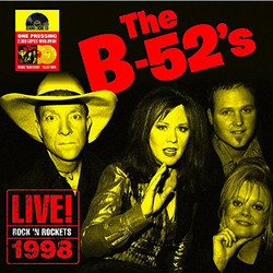 B-52's Live At Rock 'N Rockets RSD YELLOW vinyl 2 LP g/f 