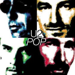 U2 Pop remastered reissue 180gm vinyl 2 LP +download, g/f