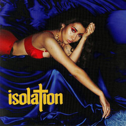 Kali Uchis Isolation TRANSPARENT BLUE VINYL LP 
