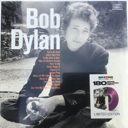 Bob Dylan Debut Album Limited 180gm PURPLE vinyl LP
