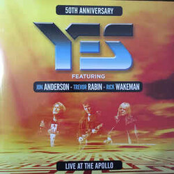 Yes Featuring Jon Anderson, Trevor Rabin, Rick Wakeman 50th Anniversary Live At The Apollo Vinyl 3 LP