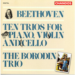 Ludwig Van Beethoven / Borodin Trio Ten Trios For Piano, Violin And Cello Vinyl LP