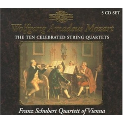 Wolfgang Amadeus Mozart / Franz Schubert Quartet Of Vienna The Ten Celebrated String Quartets Vinyl LP
