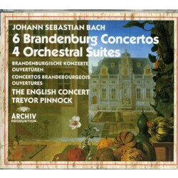 Johann Sebastian Bach / English Concert / Trevor Pinnock 6 Brandenburg Concertos / 4 Orchestral Suites = Brandenburgische Konzerte/ Ouvertüren = Conce