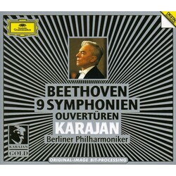 Ludwig van Beethoven / Herbert Von Karajan / Berliner Philharmoniker 9 Symphonien, Ouvertüren Vinyl LP