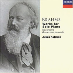 Johannes Brahms / Julius Katchen Works For Solo Piano (Klavierwerke/ Oeuvres Pour Piano Solo ) Vinyl LP
