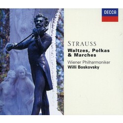 Willi Boskovsky / Wiener Philharmoniker Strauss: Waltzes, Polkas & Marches Vinyl LP