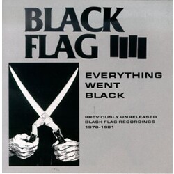 Black Flag Everything Went Black Vinyl 2 LP