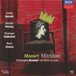 Wolfgang Amadeus Mozart / Cecilia Bartoli / Natalie Dessay / Giuseppe Sabbatini / Brian Asawa / Christophe Rousset / Les Talens Lyriques Mitridate Vin