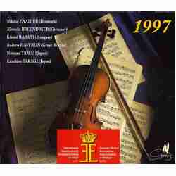 Znaider Breuninger Barati Haveron Tamai Queen Elisabeth Of Belgium Violin Competition 1997 CD
