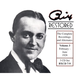 Bix Beiderbecke Bix Restored - The Complete Recordings And Alternates, Volume 3 (February To June 1928 Vinyl LP