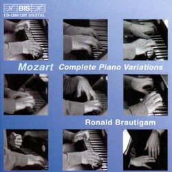Wolfgang Amadeus Mozart / Ronald Brautigam Complete Piano Variations Vinyl LP