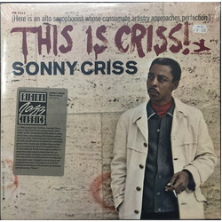 Sonny Criss This Is Criss! Vinyl LP