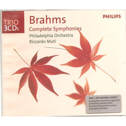 Johannes Brahms / The Philadelphia Orchestra / Riccardo Muti Complete Symphonies Vinyl LP