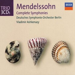 Felix Mendelssohn-Bartholdy / Vladimir Ashkenazy / Deutsches Symphonie-Orchester Berlin Complete Symphonies Vinyl LP