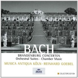 Johann Sebastian Bach / Musica Antiqua Köln / Reinhard Goebel Brandenburg Concertos - Orchestral Suites • Chamber Music Vinyl LP