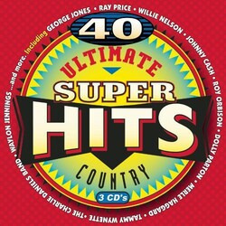 Various 40 Ultimate Country Super Hits Vinyl LP