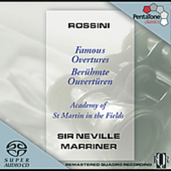 Sir Neville Marriner / The Academy Of St. Martin-in-the-Fields / Gioacchino Rossini Famous Overtures Vinyl LP