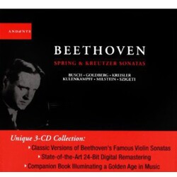Beethoven / Kreisler / Rupp / Goldberg / Kraus SPRING & KREUTZER SONATAS 3 CD