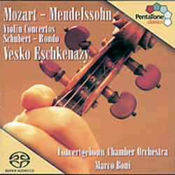 Mozart Mendelssohn Schubert Eschkenazy Violin Concertos Rondo (Hybr) SACD CD