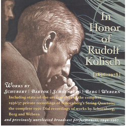Rudolf Kolisch In Honor Of Rudolf Kolisch (Box) 6 CD