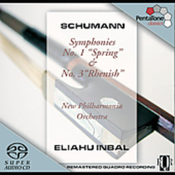 Eliahu Inbal / Philharmonia Orchestra Schumann: Symphonies No. 1 and 3 Vinyl LP