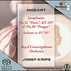 Wolfgang Amadeus Mozart / Concertgebouworkest / Josef Krips Symphonies No.31 "Paris", KV 297 & No.38 "Prague" • Andante Zu KV 297 Vinyl LP