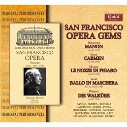 Jules Massenet / Georges Bizet / Wolfgang Amadeus Mozart / Giuseppe Verdi / Richard Wagner San Francisco Opera Gems (Volume 1) Vinyl LP