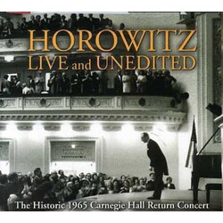 Vladimir Horowitz Horowitz Live And Unedited  (The Historic 1965 Carnegie Hall Return Concert) Vinyl LP