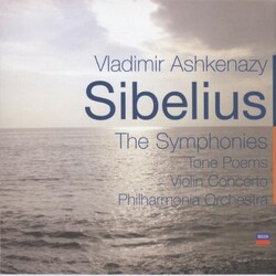 Jean Sibelius / Philharmonia Orchestra / Boston Symphony Orchestra / Vladimir Ashkenazy The Symphonies ⋅ Tone Poems ⋅ Violin Concerto Vinyl LP