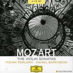 Wolfgang Amadeus Mozart / Itzhak Perlman / Daniel Barenboim The Violin Sonatas Vinyl LP