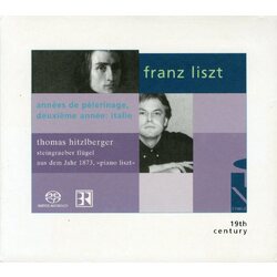 Franz Liszt Années De Pèlerinage, Deuxième Année: Italie Vinyl LP