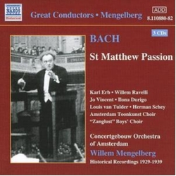 Bach Erb Ravelli Vincent Mengelberg St Matthew Passion CD