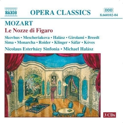 Mozart Skovhus Mescheriakova Sima Halasz Le Nozze Di Figaro 3 CD