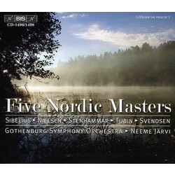 Carl Nielsen / Jean Sibelius / Wilhelm Stenhammar / Johan Svendsen / Eduard Tubin / Göteborgs Symfoniker / Neeme Järvi Five Nordic Masters Vinyl LP