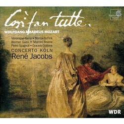 Wolfgang Amadeus Mozart / René Jacobs / Concerto Köln / Kölner Kammerchor Così Fan Tutte Vinyl LP