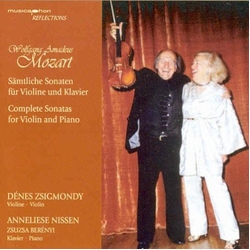 Mozart Zsigmondy Nissen Berenyi Complete Sonatas For Violin & Piano 5 CD