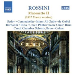 Gioacchino Rossini / Czech Chamber Soloists, Brno / Brad Cohen / Czech Philharmonic Choir Of Brno / Jan Ocetek Maometto II (1822 Venice Version) Vinyl