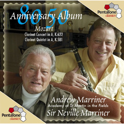Wolfgang Amadeus Mozart / Andrew Marriner / The Academy Of St. Martin-in-the-Fields / Sir Neville Marriner Clarinet Concerto - Clarinet Quintet Vinyl 