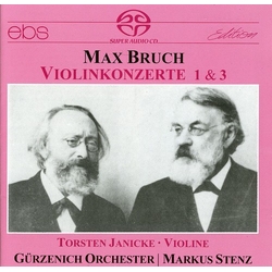 Bruch Janicke Stenz Gurzenich Orchestra Concertos For Violin & Orchestra (Hybr) SACD CD