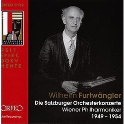Wilhelm Furtwängler / Wiener Philharmoniker Salzburger Orchesterkonzerte, 1949-1954 Vinyl LP