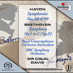 Joseph Haydn / Ludwig van Beethoven / Concertgebouworkest / BBC Symphony Orchestra / Sir Colin Davis Symphonies Nos. 88 & 99 / Symphony No. 1 Vinyl LP