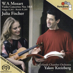 Wolfgang Amadeus Mozart / Julia Fischer (4) / Netherlands Chamber Orchestra / Yakov Kreizberg Violin Concertos Nos 3&4 - Adagio K.261 - Rondo K.269 Vi